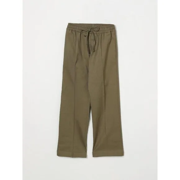 Paolo Pecora Cropped Drawstring Pants Kids Green