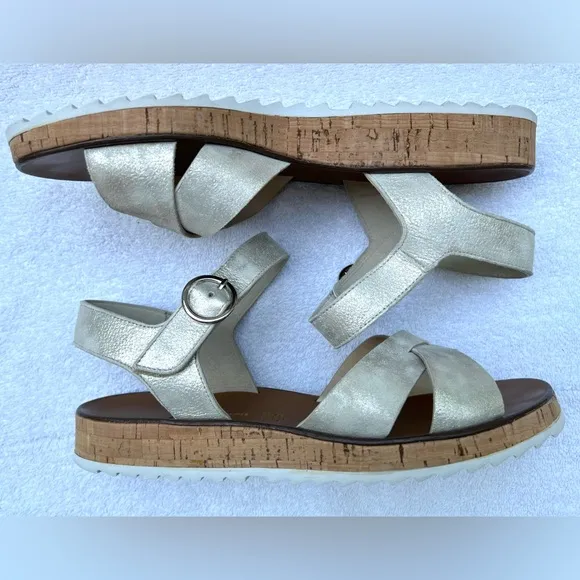 PAUL GREEN Christine Sandal In AnticMineral - 7