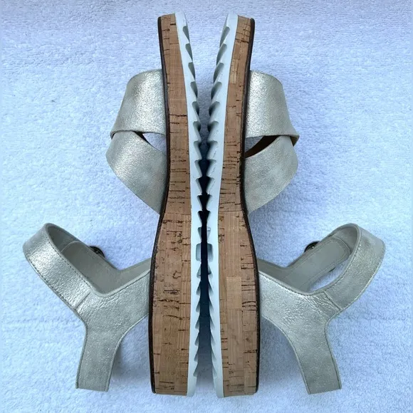 PAUL GREEN Christine Sandal In AnticMineral - 7