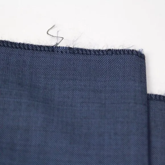 Paul Smith Men's Dress Pants Unhemmed Blue Modern Fit 36Wx35L Made Italy E03346
