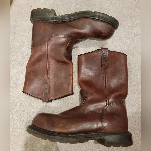PECOS RED WING SUPERSOLE 2.0 MEN'S 11-INCH SAFETY TOE PULL-ON BOOT