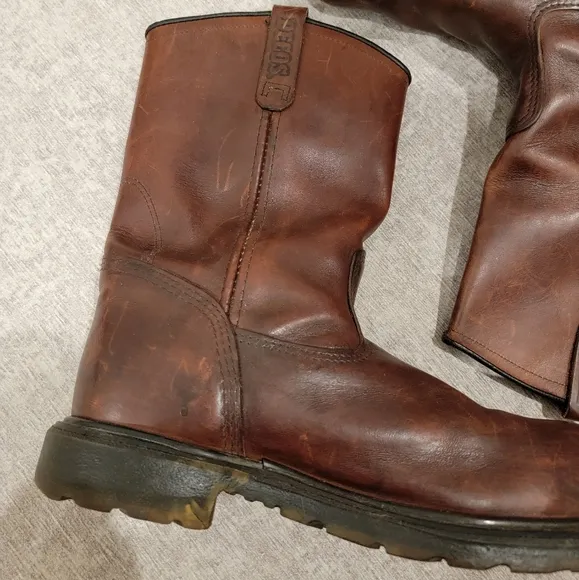 PECOS RED WING SUPERSOLE 2.0 MEN'S 11-INCH SAFETY TOE PULL-ON BOOT