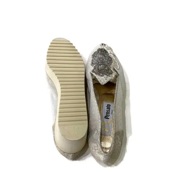 Pensato Taupe Platform Shoes