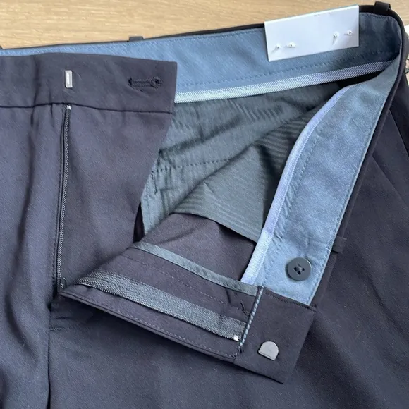 Perry Ellis Men's Black Modern Fit Stretch Suit Dress Pants 36Wx32L