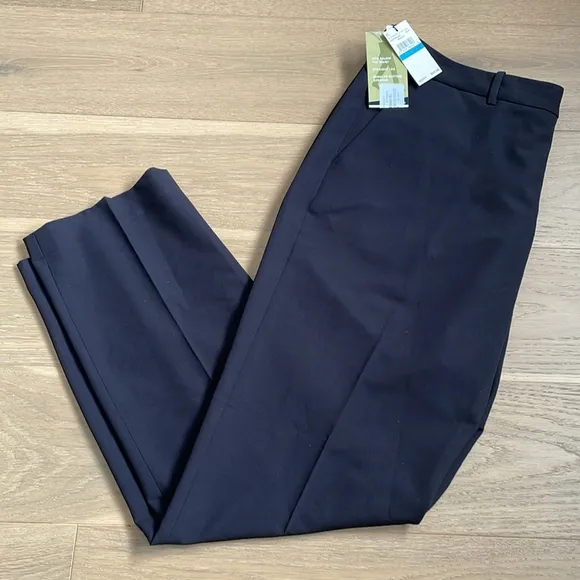 Perry Ellis Men's Black Modern Fit Stretch Suit Dress Pants 36Wx32L
