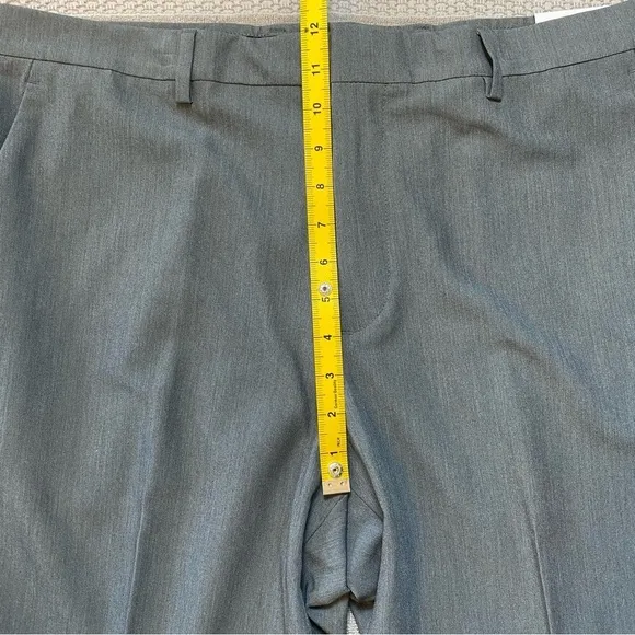 Perry Ellis Portfolio Resolution Modern Fit Smoked Pearl Gray Slacks Mens 36X32‎