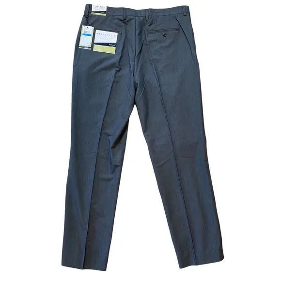 Perry Ellis Portfolio Resolution Modern Fit Smoked Pearl Gray Slacks Mens 36X32‎