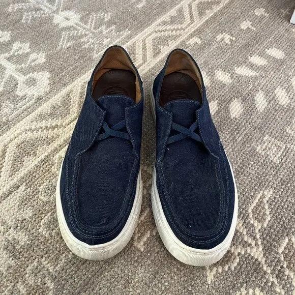Peter Millar Seaside Breeze Slip-On canvas shoes navy 9