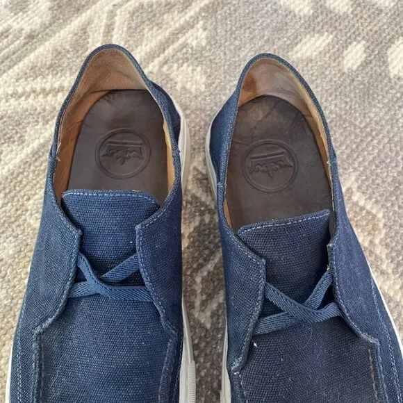 Peter Millar Seaside Breeze Slip-On canvas shoes navy 9
