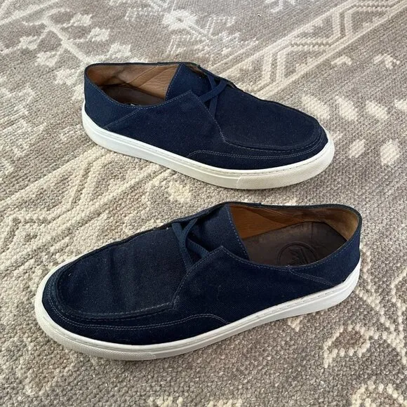 Peter Millar Seaside Breeze Slip-On canvas shoes navy 9