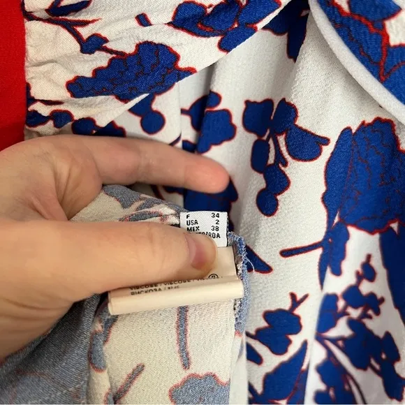 PINKO Blue Floral Midi Dress