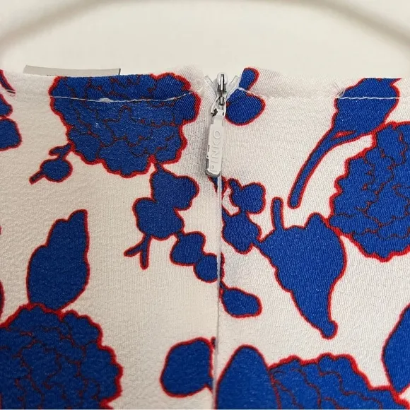 PINKO Blue Floral Midi Dress