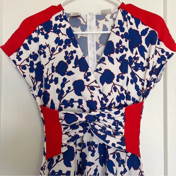 PINKO Blue Floral Midi Dress