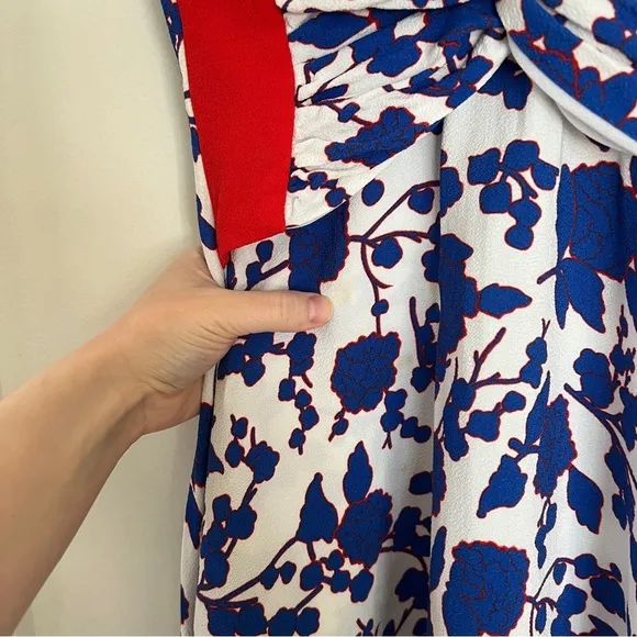 PINKO Blue Floral Midi Dress