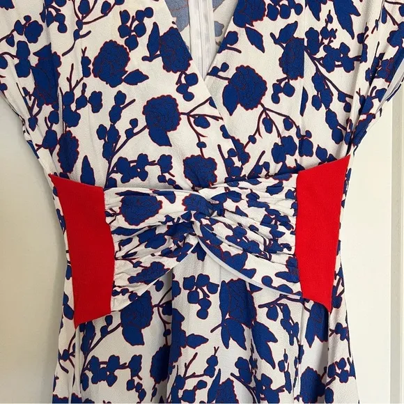 PINKO Blue Floral Midi Dress