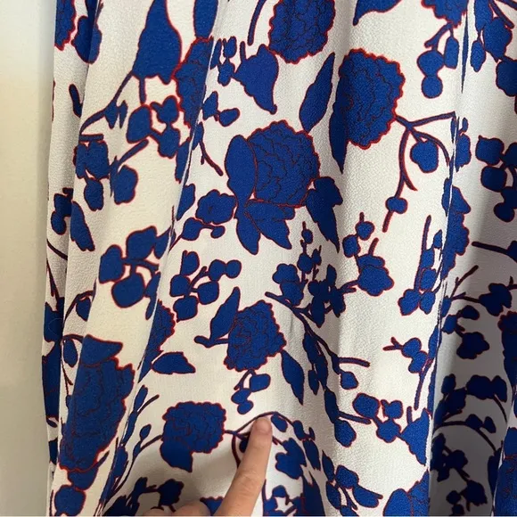 PINKO Blue Floral Midi Dress
