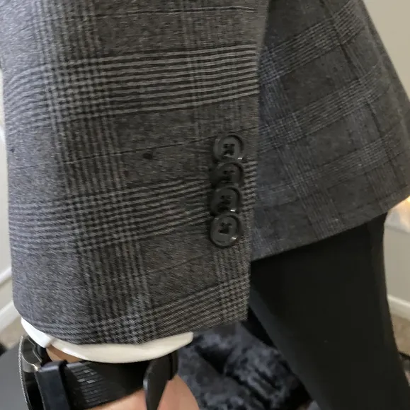 Plaid Modern Slim Suit Jacket
