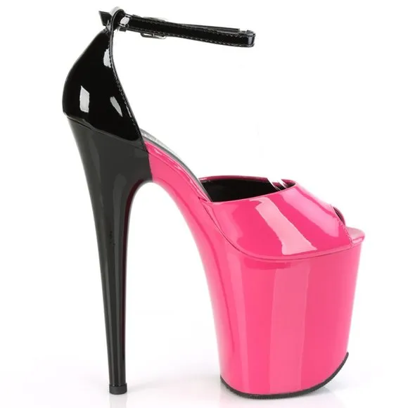 Platform Two Tone High Heel Shoes