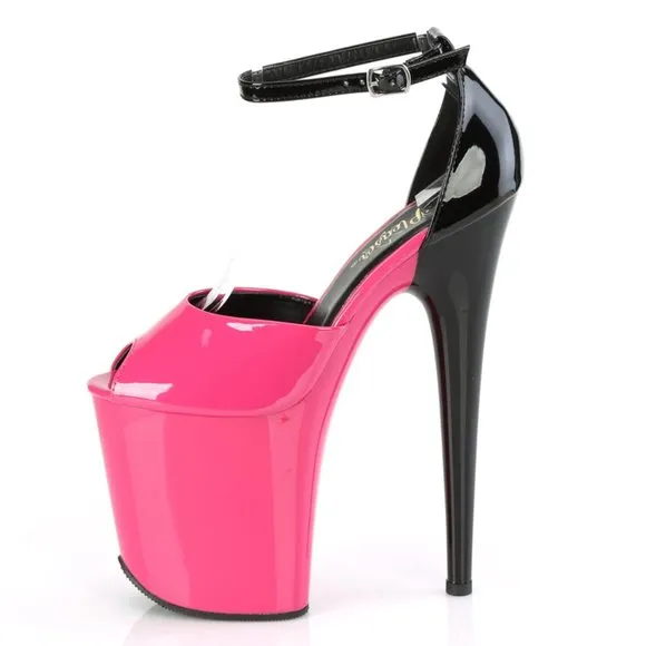 Platform Two Tone High Heel Shoes