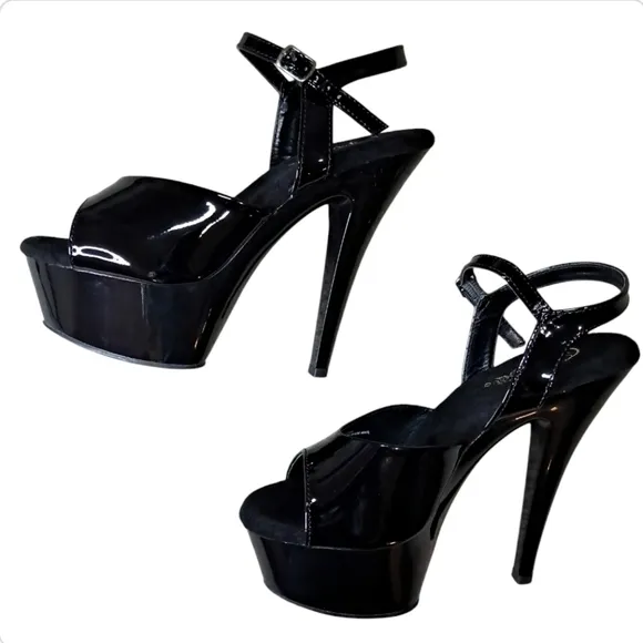Pleaser  Kiss-209 Heels Size 10 NWT