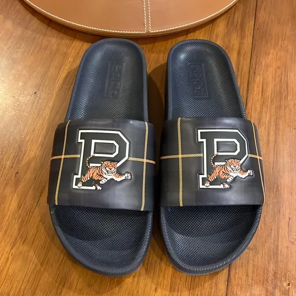 Polo Ralph Lauren Cayson Tartan Tiger slides sandals shoes new Mens sizes