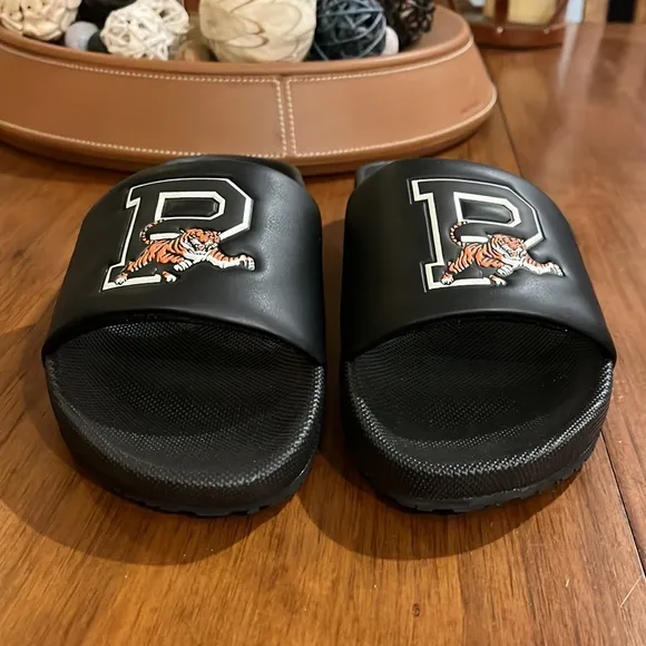 Polo Ralph Lauren Cayson Tiger black slides sandals shoes new Mens sizes