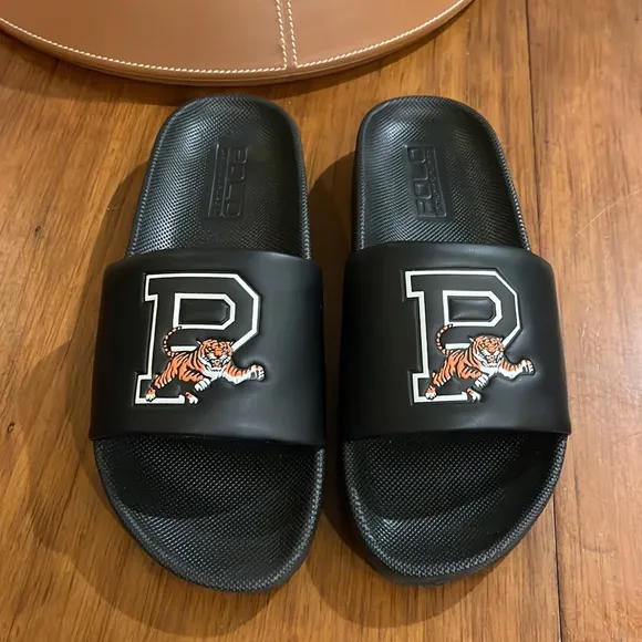 Polo Ralph Lauren Cayson Tiger black slides sandals shoes new Mens sizes
