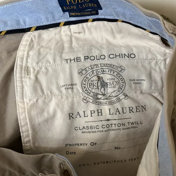Polo Ralph Lauren men’s classic pants waist 50 NWT