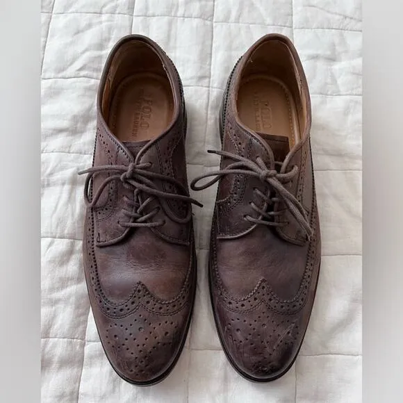 Polo Ralph Lauren Moseley Wingtip Oxford Perforated Mens Dress Shoes - 9.5D