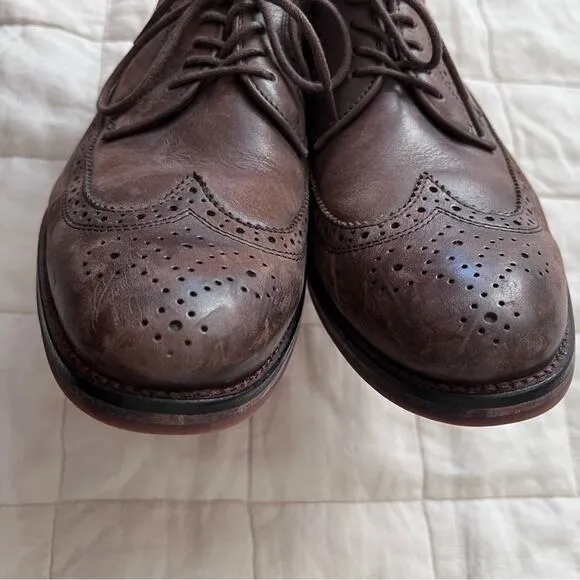 Polo Ralph Lauren Moseley Wingtip Oxford Perforated Mens Dress Shoes - 9.5D