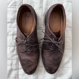 Polo Ralph Lauren Moseley Wingtip Oxford Perforated Mens Dress Shoes - 9.5D