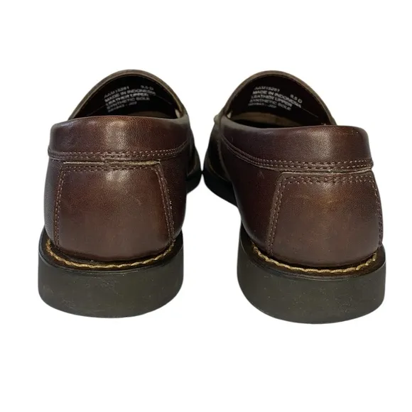 Polo Sport Ralph Lauren Classic Brown Leather Loafers. Men’s Size 9.5 D Like new
