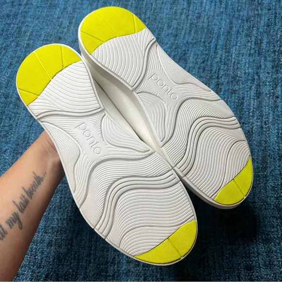 Ponto The Pacific Casual Dress Shoes Lightweight in White Citrine