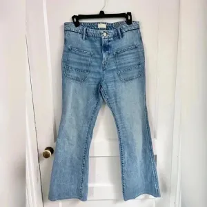 PORTER BLUE WANDERER HIGH RISE FLARE in GRACIE WASH