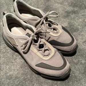 Prada Charcoal and Black Athletic Shoes