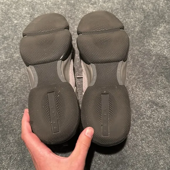 Prada Charcoal and Black Athletic Shoes