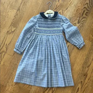 Princess Charlotte Classic Blue Lallie London Dress sz 10