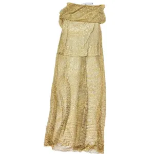 Productseeker Gold Dress Women Medium Night Formal Shimmering Modern Cocktail