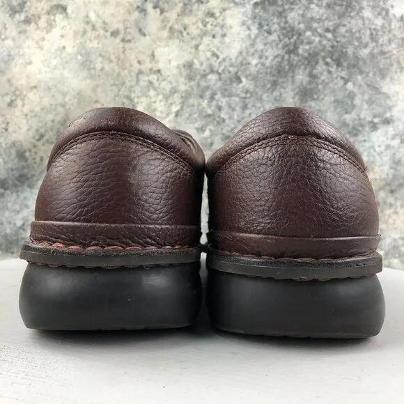 Propet Mens Size 9.5 XX(5E) Villager Brown Leather Lace-Up Oxford Sneakers M4070