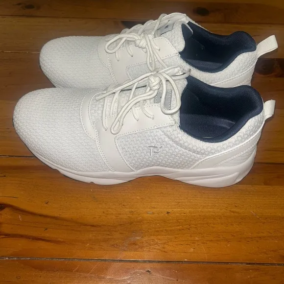 Propet Men’s Stability Walker White Athletic Shoes Size 10