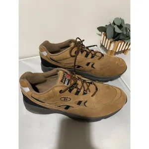 Propet Stability Walker Men's Athletic Shoes Size 16 X (3E) Leather Upper Tan &amp;