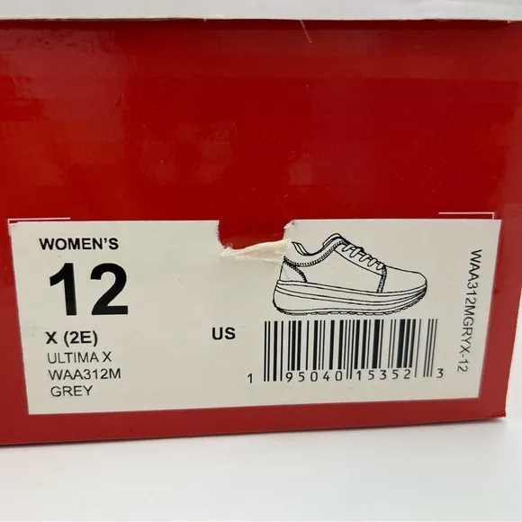 PropÃ©t Women's Ultima X Lightweight Knit Mesh Athletic Shoes Grey 12 X-Wide US