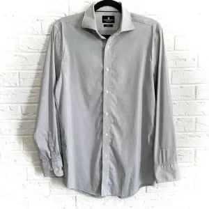 Psycho Bunny Modern Fit Printed Men’s Dress Shirt Size 15 32/33