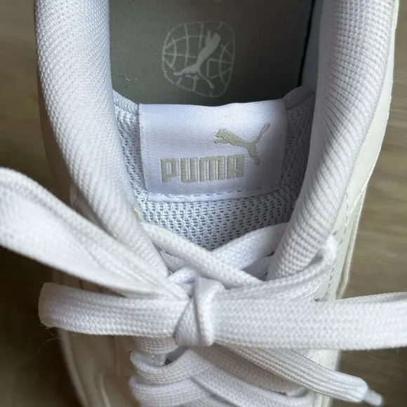 Puma CA Pro Classic All White Sneakers Shoes Forever Better
