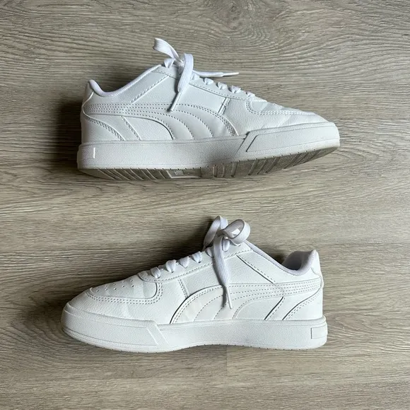 Puma CA Pro Classic All White Sneakers Shoes Forever Better