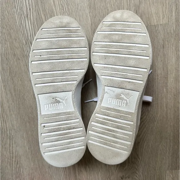 Puma CA Pro Classic All White Sneakers Shoes Forever Better