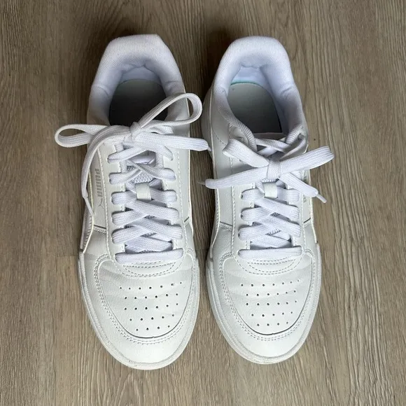 Puma CA Pro Classic All White Sneakers Shoes Forever Better