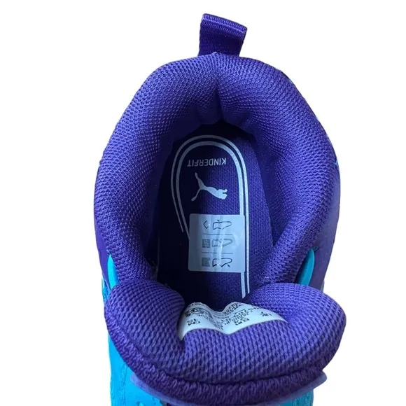 Puma Little Kids Toddler MB.02 Queen City Purple Blue Boys Basketball Sneakers