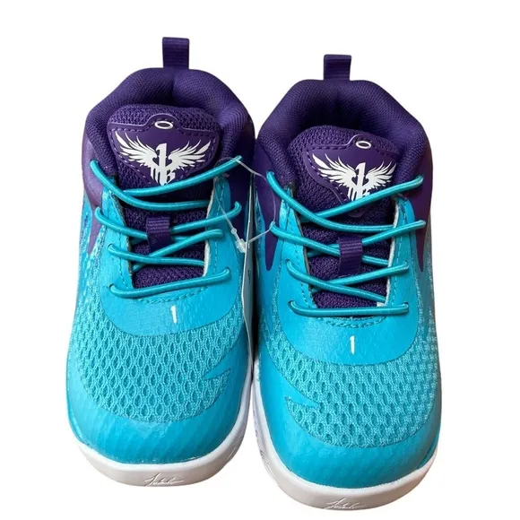 Puma Little Kids Toddler MB.02 Queen City Purple Blue Boys Basketball Sneakers