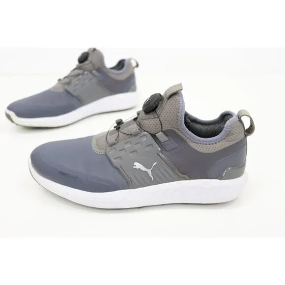 PUMA Mens Ignite Articulate Disc Golf Shoes Size 9.5 Quiet Shade/Silver EUC